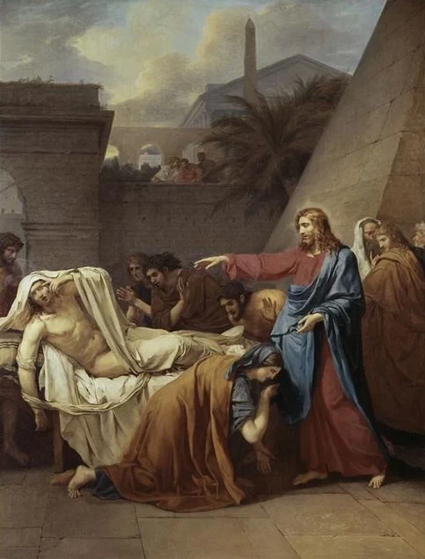 Cristo che resuscita il figlio della vedova di Naïm, 1783 - Le Mans, Museo Tessé